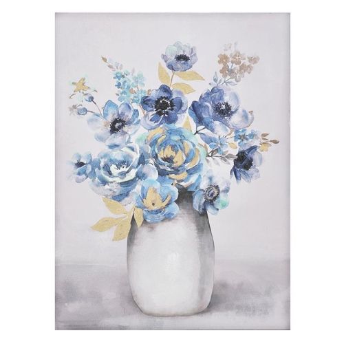 Картина Ваза със сини цветя