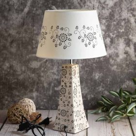 Нощна лампа с флорални мотиви - голяма