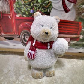 КОЛЕДНА ФИГУРКА МЕЧЕ - ИГРА В СНЕГА
