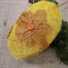 ДЕКОРАТИВНО ВИСЯЩО ЯЙЦЕ - ЗЕБЛО И КОНОП