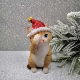КОЛЕДНА ФИГУРКА КОТЕ - НЕ ЧУХ, НЕ ВИДЯХ, НЕ РАЗБРАХ
