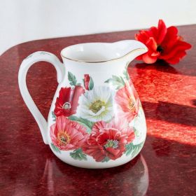 ПОРЦЕЛАНОВА КАНА - ЧЕРВЕНИ МАКОВЕ В БЕЗКРАЯ