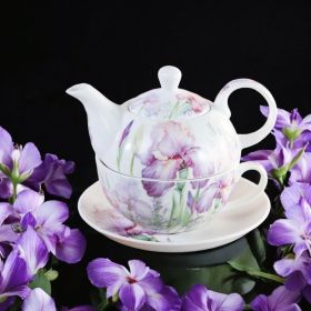 ЕДИНИЧЕН КОМПЛЕКТ ЗА ЧАЙ / ЧАША+ЧАЙНИК/ - ПРИЯТЕЛСТВОТО НА ИРИСА