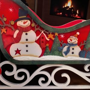 КОМПЛЕКТ 2 БРОЯ ДЕКОРАТИВНИ КОЛЕДНИ ШЕЙНИ - ИЗНЕНАДА ОТ ДЯДО