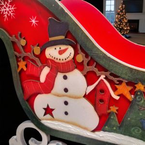 КОМПЛЕКТ 2 БРОЯ ДЕКОРАТИВНИ КОЛЕДНИ ШЕЙНИ - ИЗНЕНАДА ОТ ДЯДО