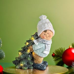 СВЕТЕЩА ФИГУРКА ДЕТЕ МОМЧЕ - ЕЛХА ЗА ПРАЗНИКА