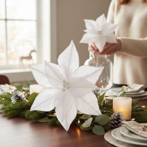 ЛУКСОЗЕН СТРЪК  КОЛЕДНА ЗВЕЗДА - ПРАЗНИЧНИ  ЦВЕТЯ