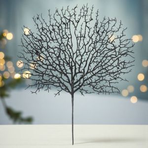 ДЕКОРАТИВЕН БРУКАТЕН СТРЪК ЧЕРЕН КОРАЛ - БЛЯСЪК В НОЩТА