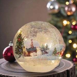 СВЕТЕЩА КОЛЕДНА ТОПКА - МАГИЯ В ПРАЗНИЧНАТА НОЩ