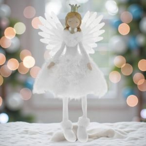 СВЕТЕЩА ФЕЯ - АНГЕЛ С ВИСЯЩИ КРАЧЕТА