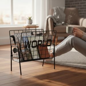 МЕТАЛНА ПОСТАВКА ЗА ВЕСТНИЦИ, СПИСАНИЯ И КНИГИ - СВЕТЪТ МЕЖДУ СТРАНИЦИТЕ