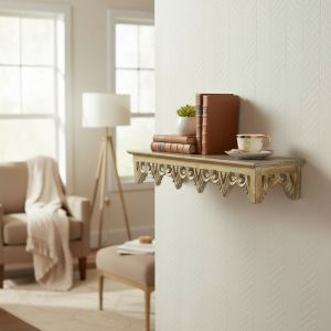 СТИЛНА ЕТАЖЕРКА ЗА СТЕНА 60см - ДАНТЕЛЕНА ПРЕЛЕСТ