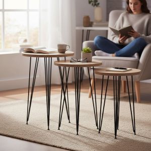 КОМПЛЕКТ ОТ 3 броя ПОМОЩНИ МАСИЧКИ - ПРАКТИЧЕН ДОМ