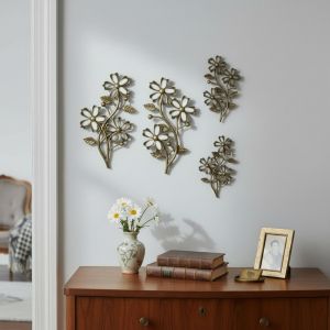 Стенно пано - Цветя 4 части 