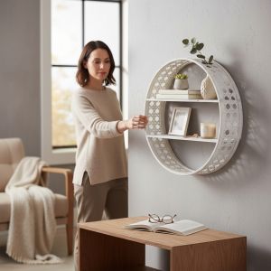 Стенна етажерка от бамбук