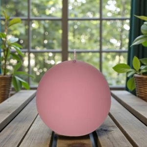 Свещ парафинова - розово/лилава