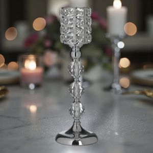 КОМПЛЕКТ 2броя СВЕЩНИКА - СВЕТЛИНА ОТ КРИСТАЛ