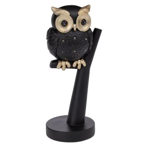 ДЕКОРАТИВНА ФИГУРА БУХАЛ - ЗЛАТНА НОЩ