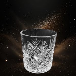 ЧАШИ ЗА УИСКИ / АПЕРАТИВ 6 броя - СТЪКЛЕНА РЕШЕТКА