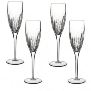 КРИСТАЛНИ ЧАШИ ЗА ШАМПАНИЗИРАНИ ВИНА 6броя 200мл - КРИСТАЛНИ РЕЛЕФИ