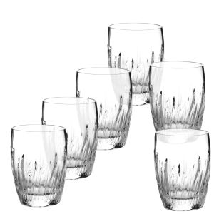 КПИСТАЛНИ ЧАШИ ЗА УИСКИ / АЛКОХОЛ 6броя 345мл - КРИСТАЛНИ РЕЛЕФИ