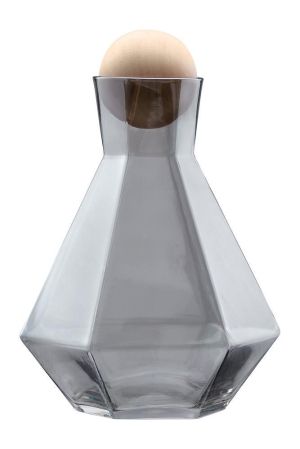 СЕТ ЗА УИСКИ 7 ЧАСТИ С НАКЛОНЕНИ ЧАШИ /гарафа+6 чаши/ - НЮАНСИ НА ПУШЕК