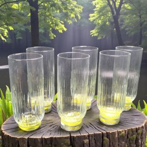 КОМПЛЕКТ ЧАШИ ЗА ВОДА / БЕЗАЛКОХОЛНО 6 броя -ПЪСТРА ДЪГА