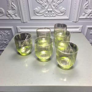 КОМПЛЕКТ ЧАШИ ЗА АЛКОХОЛ 6 броя - ПЪСТРА ДЪГА