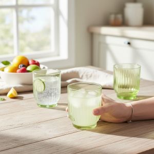 КОМПЛЕКТ ЧАШИ ЗА АЛКОХОЛ 6 броя - ПЪСТРА ДЪГА