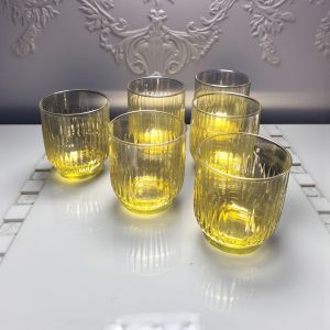 КОМПЛЕКТ ЧАШИ ЗА АЛКОХОЛ 6броя - ПЪСТРА ДЪГА