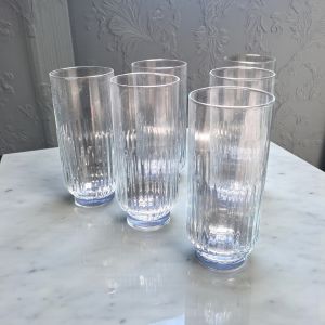 КОМПЛЕКТ ЧАШИ ЗА ВОДА / БЕЗАЛКОХОЛНО 6 броя -ПЪСТРА ДЪГА