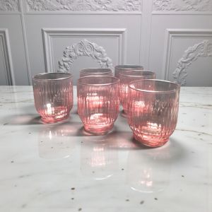 КОМПЛЕКТ ЧАШИ ЗА АЛКОХОЛ 6 броя - ПЪСТРА ДЪГА