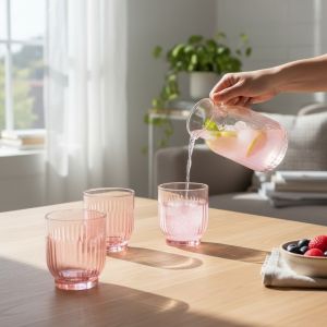 КОМПЛЕКТ ЧАШИ ЗА АЛКОХОЛ 6 броя - ПЪСТРА ДЪГА