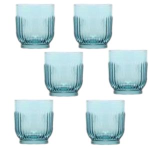 КОМПЛЕКТ ЧАШИ ЗА АЛКОХОЛ 6броя - ПЪСТРА ДЪГА