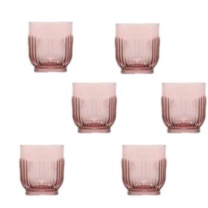 КОМПЛЕКТ ЧАШИ ЗА АЛКОХОЛ 6 броя - ПЪСТРА ДЪГА