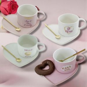 ЧАША С ЧИНИЙКА И ЛЪЖИЦА - СЪРЦЕ ЗА ЛЮБОВ