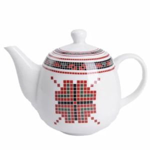ПОРЦЕЛАНОВ ЧАЙНИК - БЪЛГАРСКА ШЕВИЦА