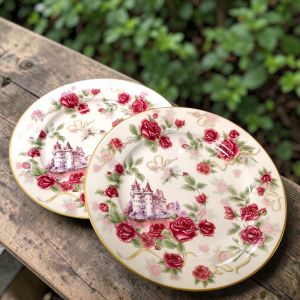 КОМПЛЕКТ ОТ 6 броя ЧИНИИ 26см - ЛЮБОВЕН ЗАМЪК ОТ РОЗИ