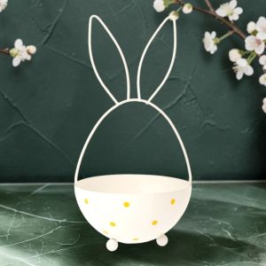 МЕТАЛНА КОШНИЧКА ЗАЕШКИ УШИ - ПРИЯТЕЛ НА ПОЛЯНАТА