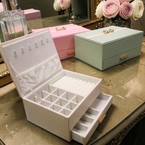 ЛУКСОЗНА КУТИЯ ЗА БИЖУТА / 3 варианта на цвят / - ЖЕНСКО СЪКРОВИЩЕ