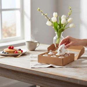 КОМПЛЕКТ ОТ 6 броя ДЕКОРАТИВНИ ВИСЯЩИ ЯЙЦА