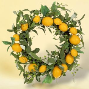 ВЕНЕЦ ОТ ЛИМОНИ И ЗЕЛЕНИНА - КАПКА СВЕЖЕСТ