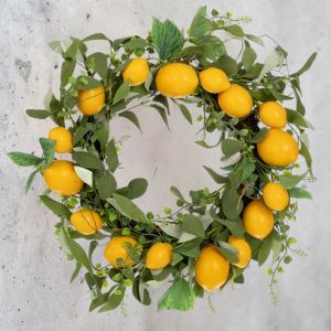 ВЕНЕЦ ОТ ЛИМОНИ И ЗЕЛЕНИНА - КАПКА СВЕЖЕСТ