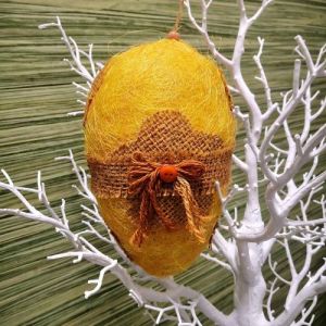 ДЕКОРАЦИЯ ЯЙЦЕ ЗА ЗАКАЧАНЕ - ЗЕБЛО И КОНОП