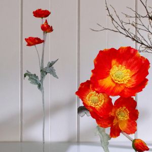 СТРЪК ИЗКУСТВЕН МАК 60см - АЛЕНИ ПОЛЯ