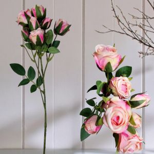 ИЗКУСТВЕН СТРЪК ЧАЕНА РОЗА - ЛИСТЧЕ НЕЖНОСТ