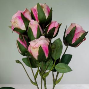 ИЗКУСТВЕН СТРЪК ЧАЕНА РОЗА - ЛИСТЧЕ НЕЖНОСТ