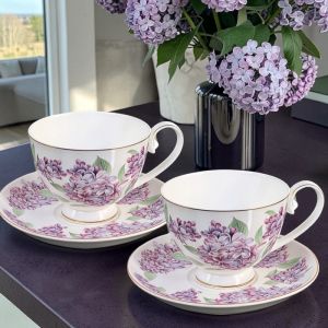 СЕРВИЗ ЗА КАФЕ  / ЧАЙ  6чаши +6чинийки - ЛЮЛЯКОВИ НОЩИ