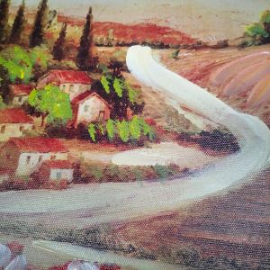 КАРТИНА С РАМКА 34см*34см - ПЪТ КЪМ ДОМА