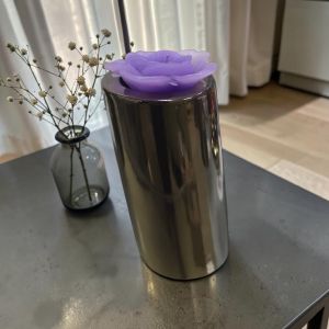 КОМПЛЕКТ ОТ 3 броя СВЕЩНИКА - ПЛАТИНЕНИ НЮАНСИ